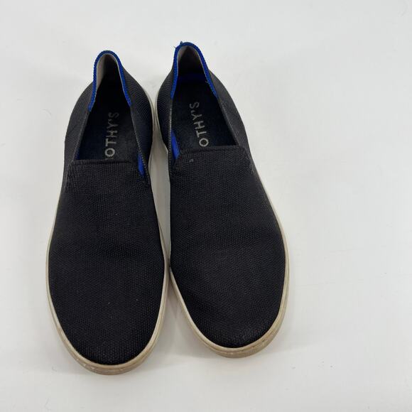 Rothy’s The Original Slip On Sneaker black solid soft sustainable eco size 8.5 - Picture 8 of 9